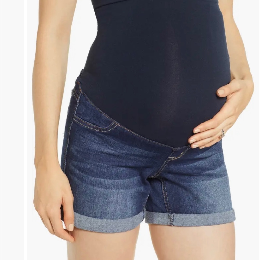 Maternity Denim Shorts